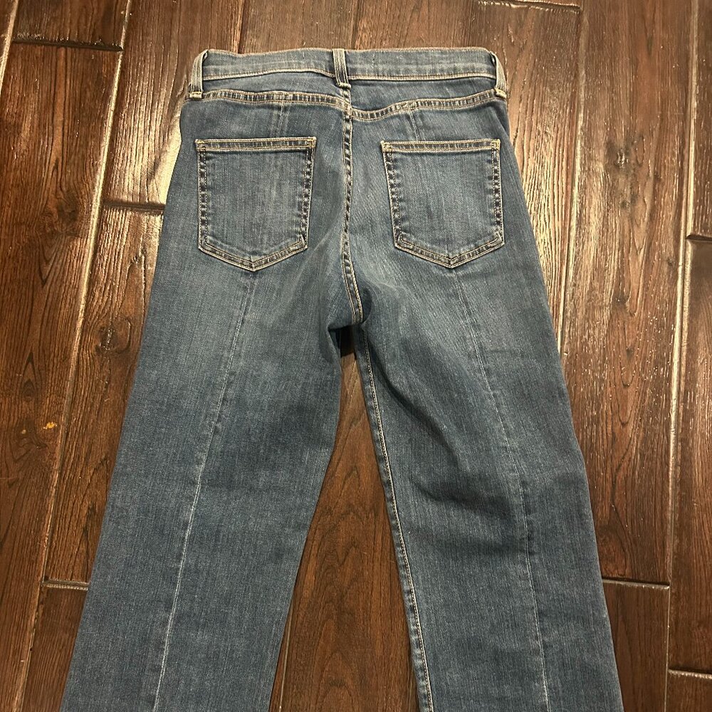 Veronica Beard Jackie 10" rise Straight Leg Crop Jeans